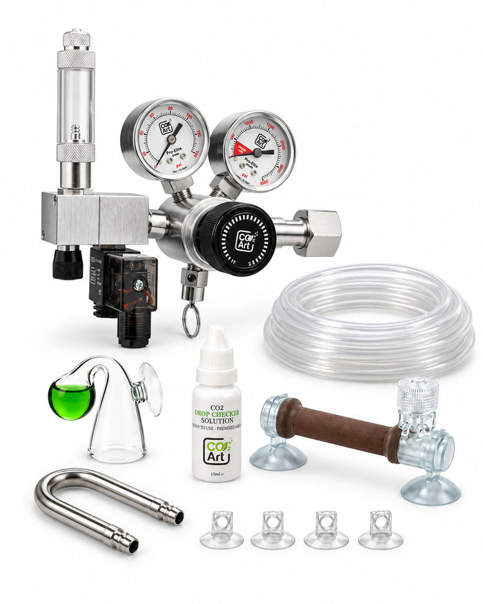 Nieuw Pro-Elite Series V2 Compleet CO2-Systeem voor Aquaria met In-Tank Flux_ Diffuser