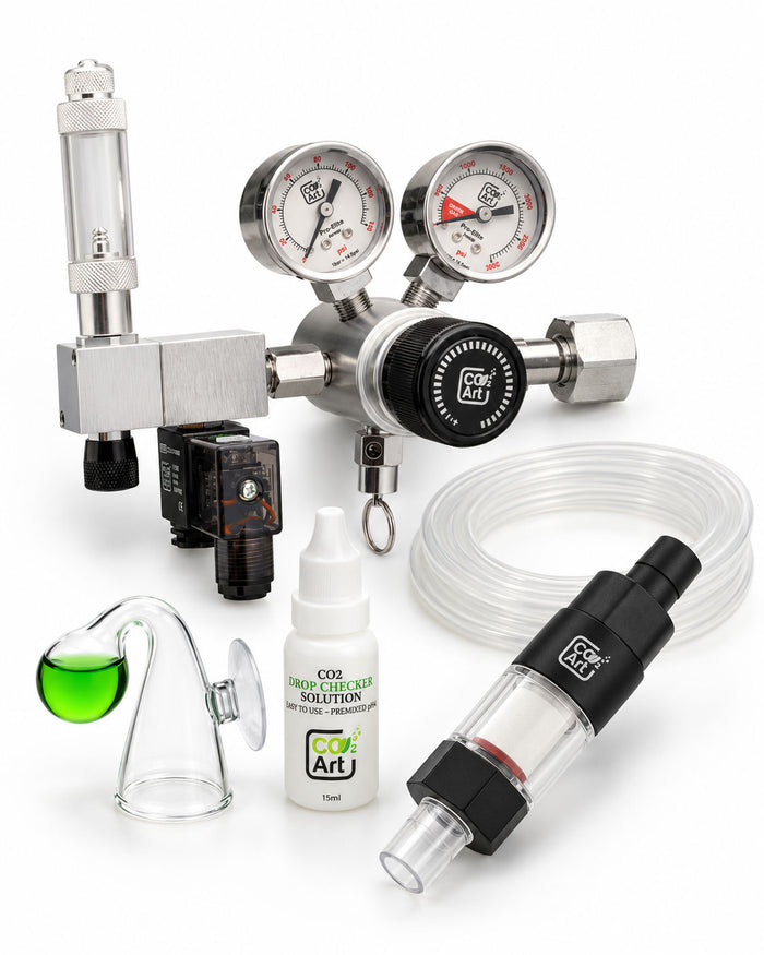 Nieuw Pro-Elite Series V2 Compleet CO2-Systeem voor Aquaria met Nieuwe Inline CO2-Diffuser